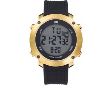 Reloj Digital MARK MADDOX Hombre (Goma - Negro)