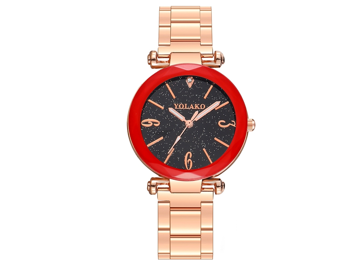 Reloj De Pulsera Zhoulianfa Para Mujer Con Esfera Celestial Y Correa De Malla De Aleación De Cuarzo Blanco.