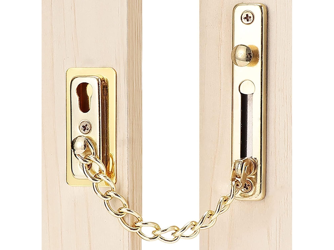 Cerrojo De Puerta Cerradura Pestillo Cadena Acero Inoxidable Para Hogar Hotel Apartamento Dormitorio, Duradero