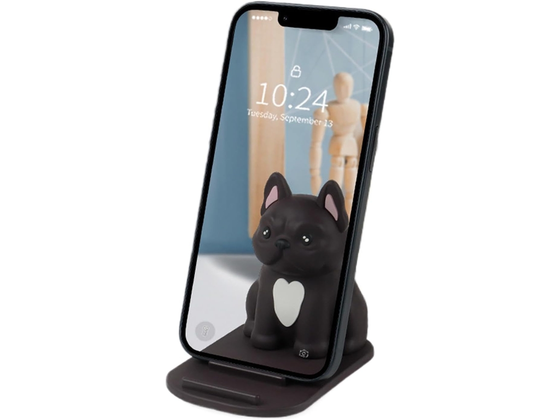 Soporte Para Teléfono Con Forma De Perro Para Oficina, Portátil, Adorno Para Smartphone