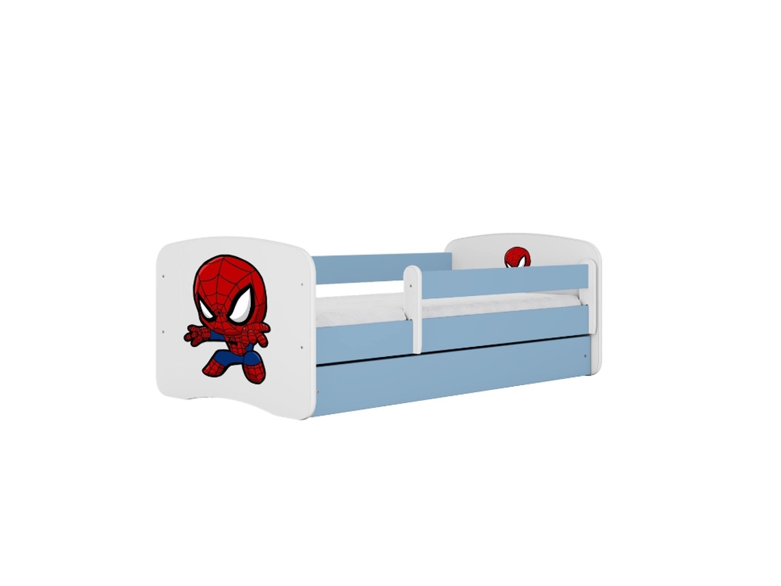 Cama 140 x 70 cm Kocot Kids Babydreams Spiderman Azul