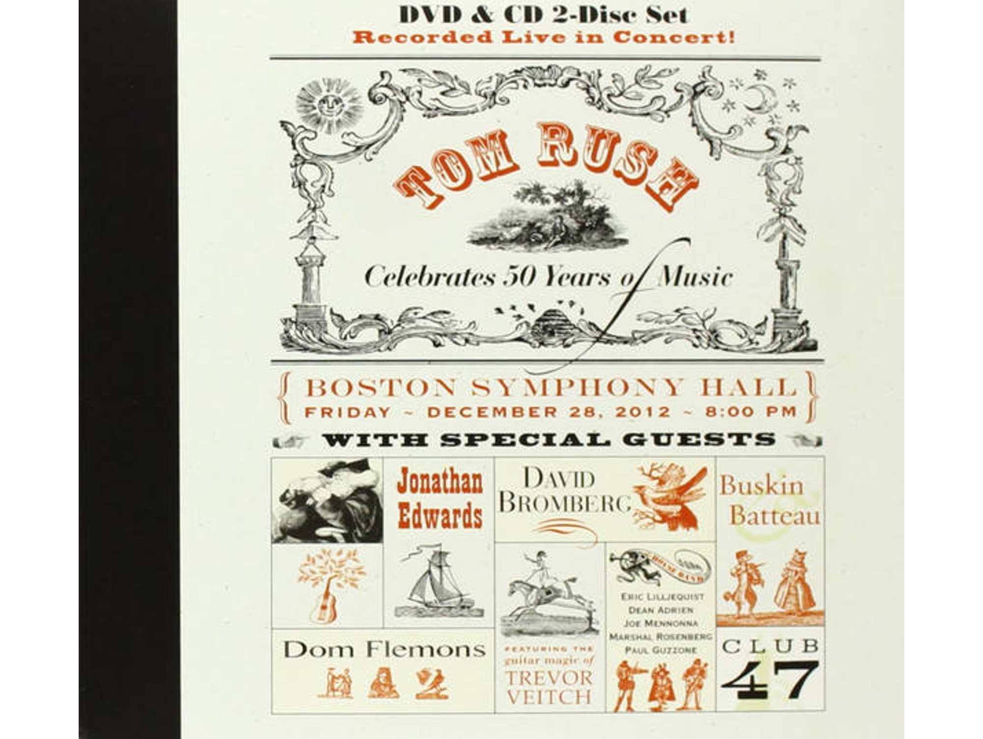 CD + DVD Tom Rush - Celebrates 50 Years Of Music