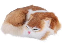 Gato De Pelúcia Realista, Animal Amarelo, Almofada Decorativa Para Casa, Modelo