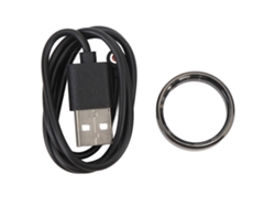Anel Inteligente De Saúde Contador De Passos Bluetooth 5.1 Resistente À Água Ip68 Carregamento Magnético Rastreador Fitness 21.5mm