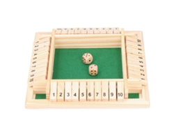 Juego De Mesa De Números De Madera Con Dados Para 2-4 Jugadores - Juguete Para Fiestas, Bares Y Karaokes.