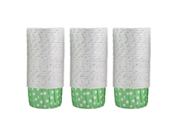 VVJIJILLY 100 mini embalagens redondas para cupcakes, embalagens para bolos e embalagens para muffins para casamentos, casa e meio ambiente