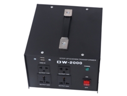 Transformador de voltaje, convertidor de potencia, 2000 W, entrada de CA ajustable, enchufe británico de 110 V a 240 V