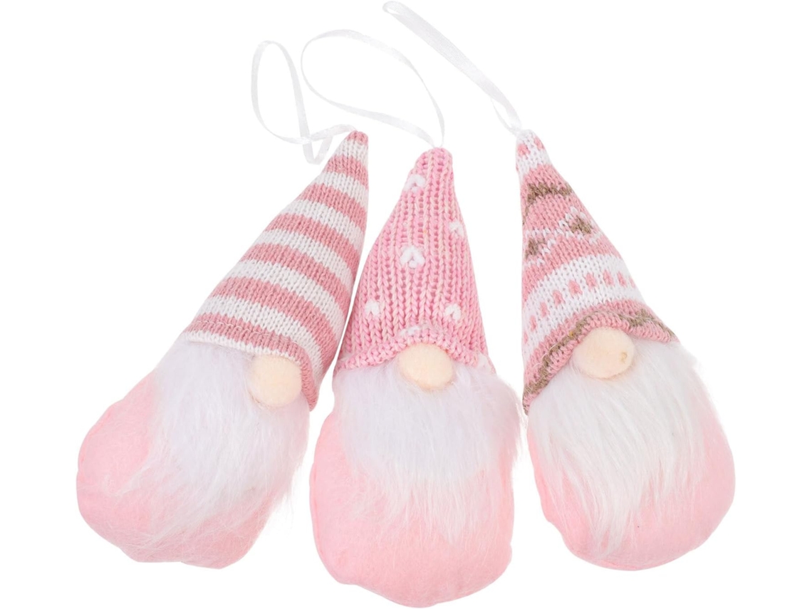 Juego 3 Adornos Colgantes Muñecas Decoración Navideña Diseño Adorable Ocasiones Especiales Ambientes Festivos