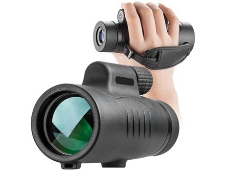 Telescopio monocular 12X50 para adultos Telescopio monocular de prisma Bak4 de alta definición con soporte para teléfono inteligente y trípode Pa-G...
