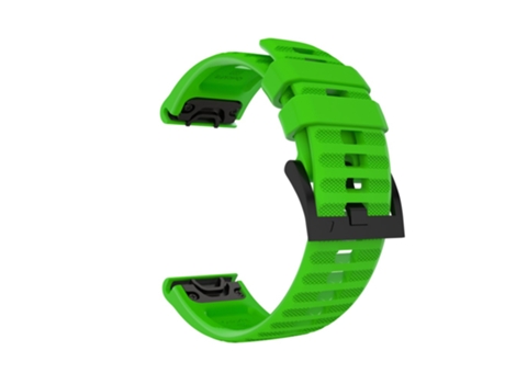 Correa de Silicona ajustable para Garmin Fenix 7/6 Sapphire GPS/6 Pro GPS/6 GPS/5 Plus/5 - verde oscuro