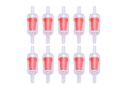 10 Válvulas Antirretorno De Pp De 4 Mm Para Bomba De Aire De Acuario, Color Rojo, Para Pecera.
