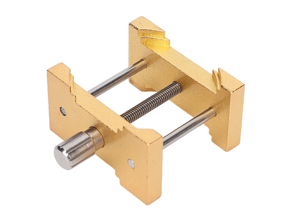 Soporte Para Mecanismos De Reloj Con Base Fija Ajustable Y Extensible Para Reparación.