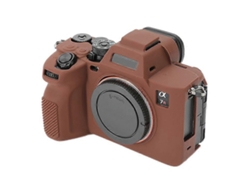 Funda protectora de silicona suave compatible con Sony A7r5, cubierta protectora brillante para cámara, protección contra caídas Facpoet