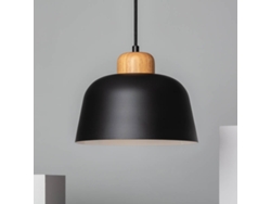 Lámpara de Suspensión LEDKIA Wawak (Negro - E27 - 40 W)