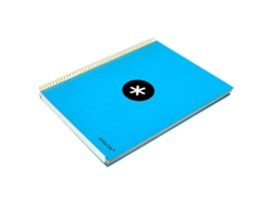 Cuaderno LIDERPAPEL Série Antartik 100g/m² Azul (A4 - Liso)