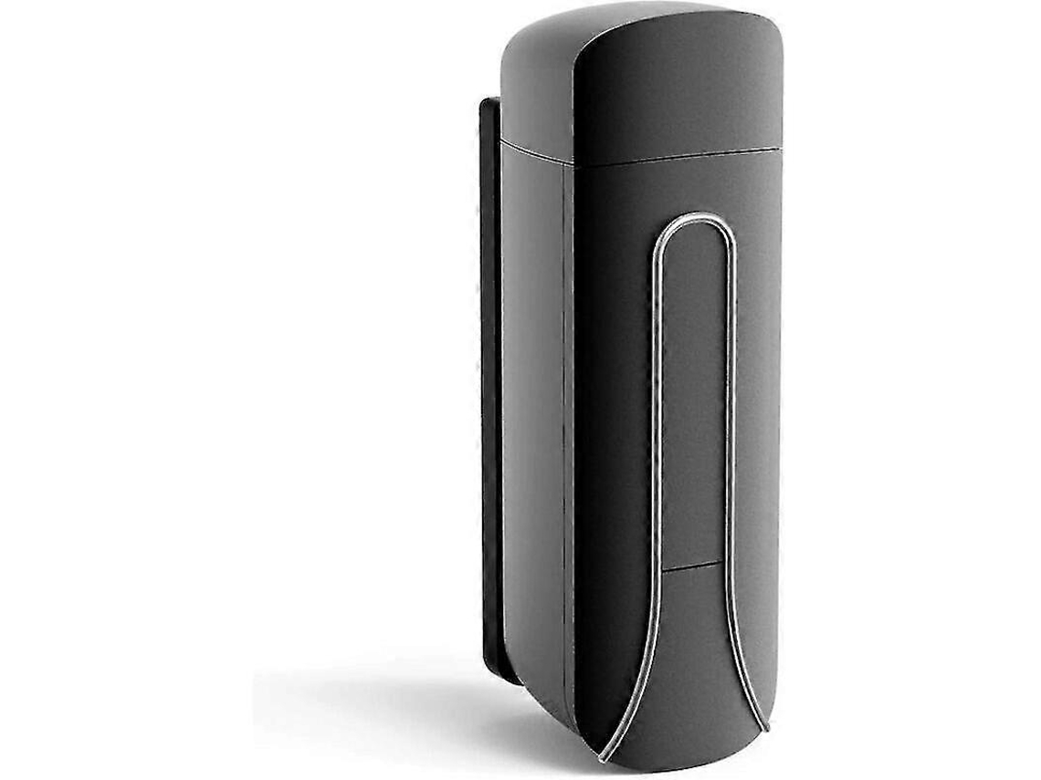 Dispensador de jabón de pared para baño, jabón líquido y detergente, botella de plástico para cocina, hotel y hogar, color negro Rosewell