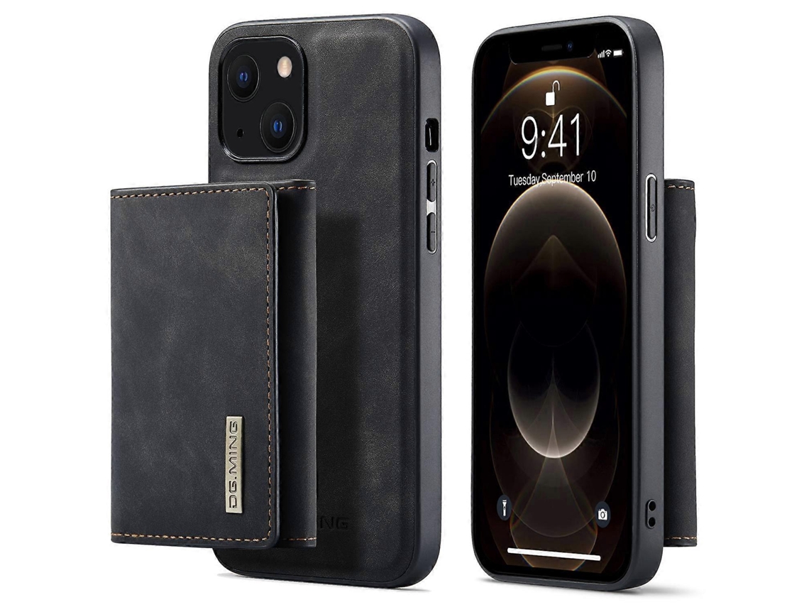 Funda Magnética Desmontable 2 En 1 Para Iphone 14 De 6,1 Pulgadas, Serie M1, Con Billetera De Pc, Tpu Y Cuero Sintético, Resistente A Los Arañazos.