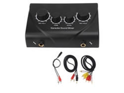 Omni-mezclador De Sonido Portátil Mini Para Karaoke Empresas Reuniones Familiares 100‑240v Plug Uk