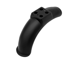 Guardabarros delantero Avizar para scooter Minimotors Speedway Mini 4 Pro negro