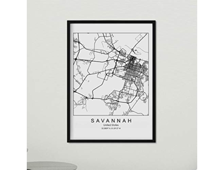 Poster NACNIC Mapa de Savannah (A3)