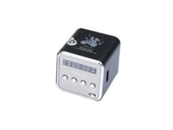 Mini Altavoz Bluetooth Con Sonido Nítido, 4 Botones, Pantalla Táctil, Radio Fm, Inalámbrico Y