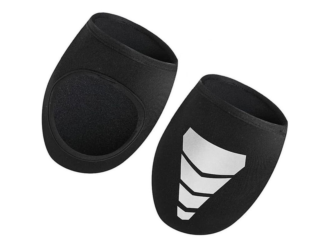 Protector térmico para zapatillas de ciclismo, puntera antideslizante, neopreno reflectante.