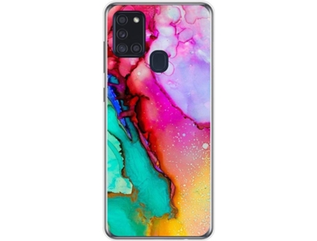 Carcasa Samsung Galaxy A21s TUMUNDOSMARTPHONE Dibujos Multicolor