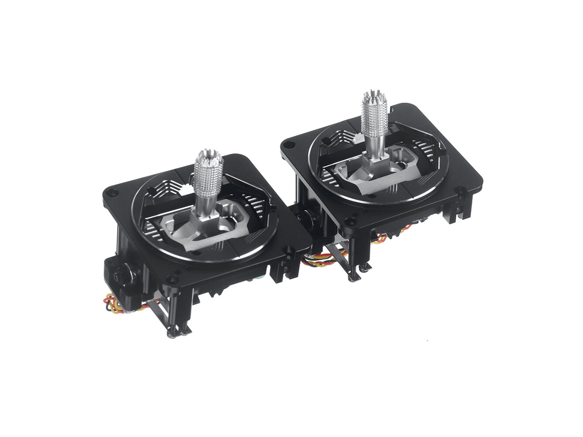 Centro Aceleración Y Retorno radiomaster Ag01 Gimbal Metal Cnc Sensor Hall Rodamientos Bolas Cuádruples Ajuste Recorrido Radios Tx16s