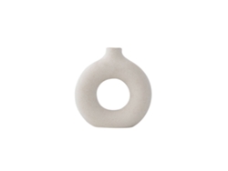 Jarrón De Cerámica Nórdico, Anillo Decorativo Moderno Para Flores Secas Y Artificiales.