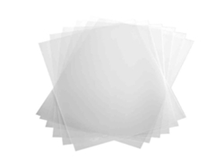 Baguette de encuadernación transparente duradera A4 de 3 mm, 50 piezas
