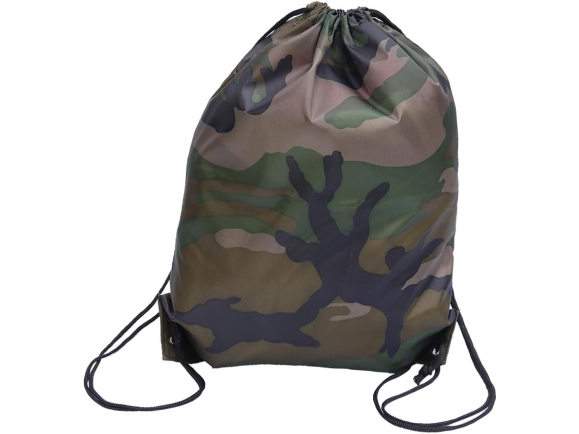 Juego de 6 mochilas de poliéster con cordón, de gran capacidad, para adultos y viajes. Juego de 6 mochilas de poliéster con cordón Gokoco.