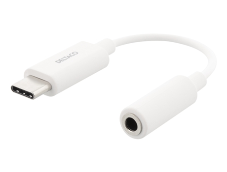 Cable Usb-C Teléfono Móvil DELTACO Blanco