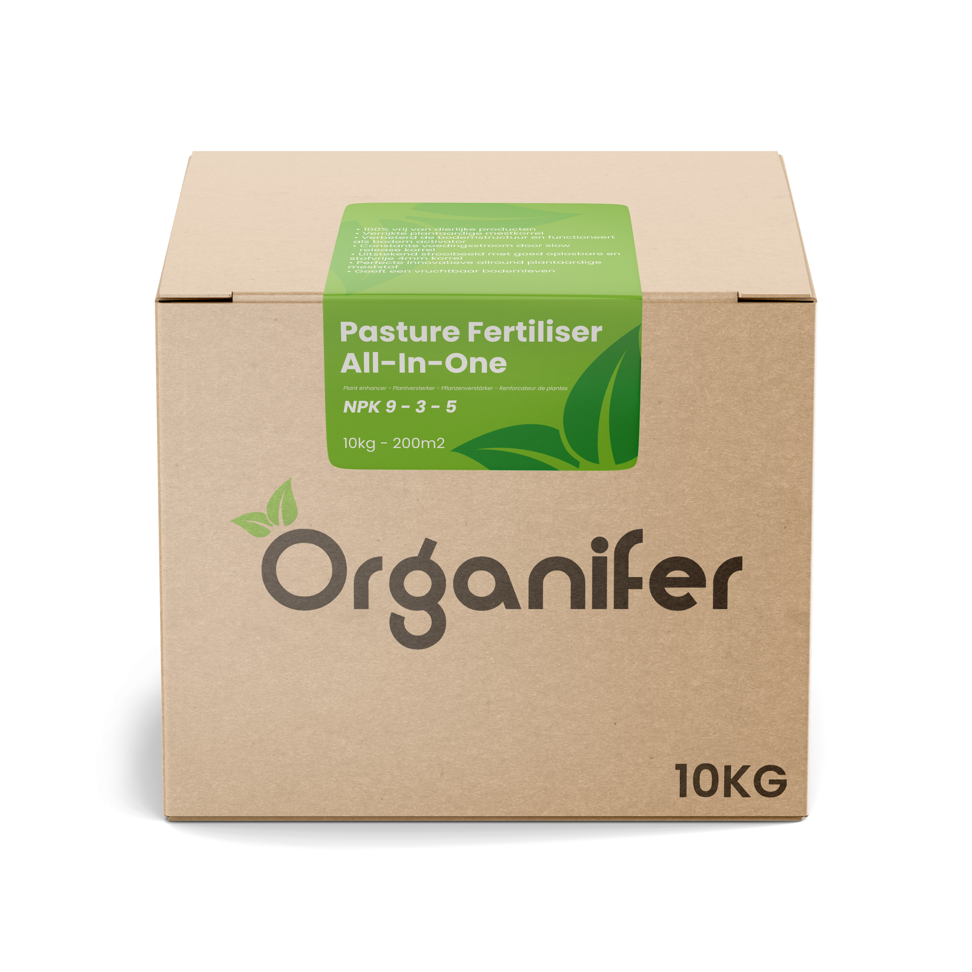 Fertilizante para Pastos Todo-en-Uno (10 kg – para 200 m2) - Organifer