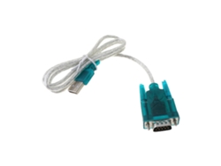 Convertidor Adaptador Estándar De Cable Serie Usb A Rs232 Rs-232 (db9) Negro Para Pc