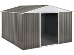 Caseta de Jardín de Metal HABITAT ET JARDIN Dallas (Metal - 3.19x2.77x2.02 M)