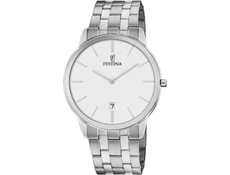 Reloj FESTINA Hombre (Acero - Plateado)