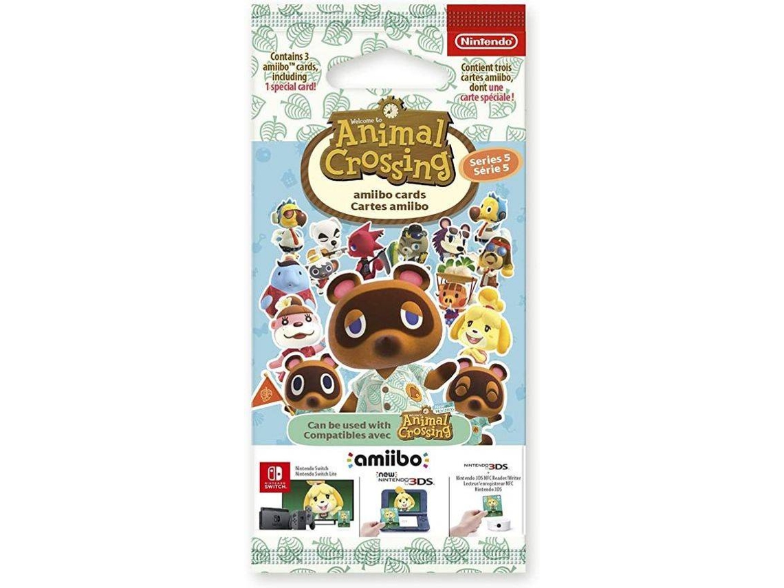 Pack 3 Tarjetas  Nintendo amiibo Animal Crossing Serie 2