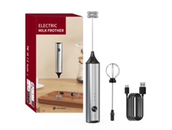Espumador de leche, batidora eléctrica, apta para café y capuchino.