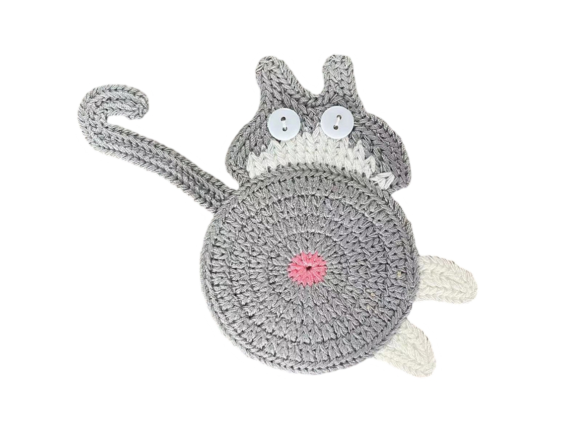 HYMNORA Posavasos con temática de gatos - Regalo para amantes de felinos, aislante térmico