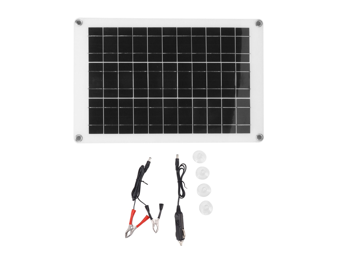 Kit De Panel Solar Flexible De 20 W Y 18 V, Polisilicio, Ip65, Con Usb, Portátil Y Eficiente.