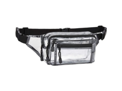 2026-bolsa De Cintura Transparente Impermeable Para Mujer Con 4 Bolsillos Cremallera Aprobada Para Estadios Y Eventos