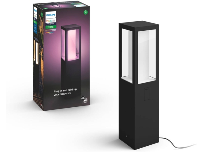 Lámpara Exterior PHILIPS HUE Impress (Luz blanca y colorida - Cristal - 2,7 kg)