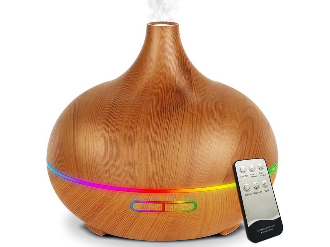 Humidificador De Aromaterapia De 550 Ml, 4 Configuración De Temporizador
