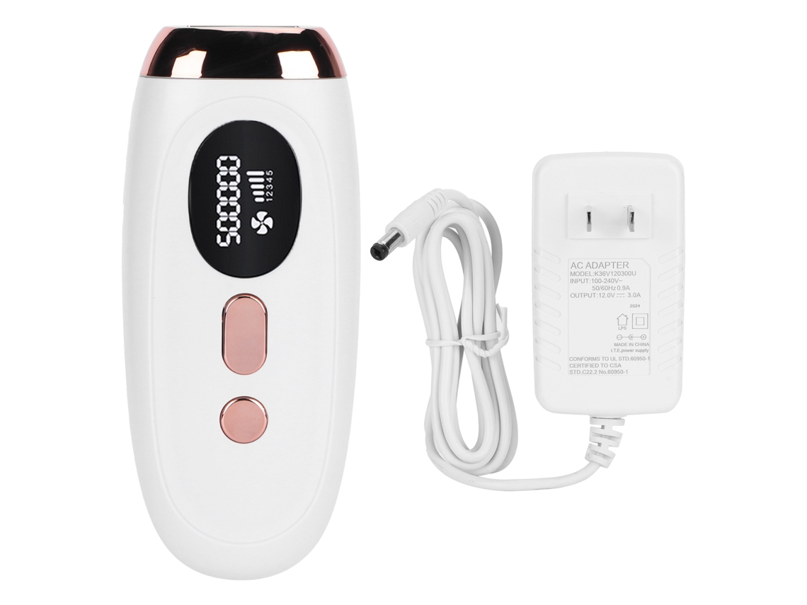 Mini Dispositivo Eléctrico De Depilación Láser Ipl Permanente Para Una Eliminación Indolora Del Vello Corporal (50.000 Pulsos).