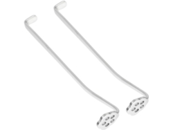 2 exprimidores manuales de acero inoxidable, exprimidor de limón con varillas, a presión, fácil de usar Vayotoy