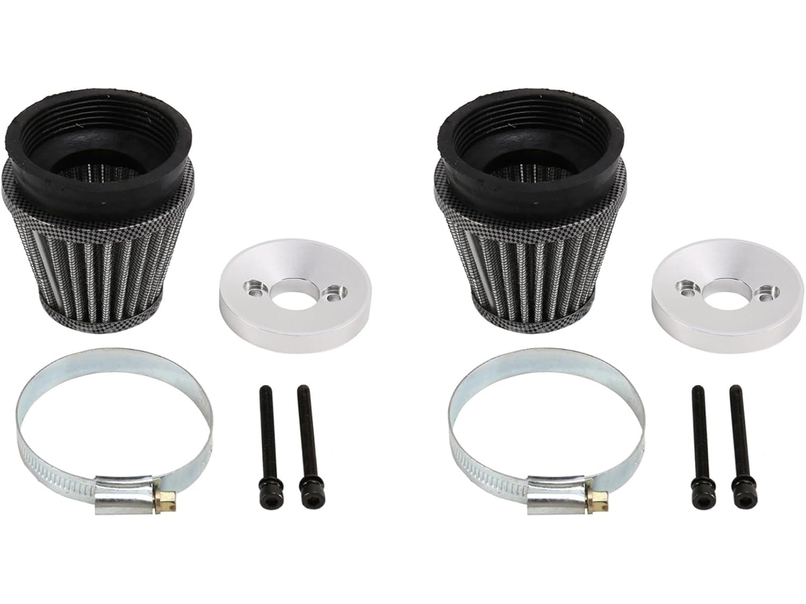 Filtros de aire metálicos compatibles con Zenoah 23cc 26cc 29cc 30.5cc 32cc 45cc 1/5 Km Baja SFUSHOS
