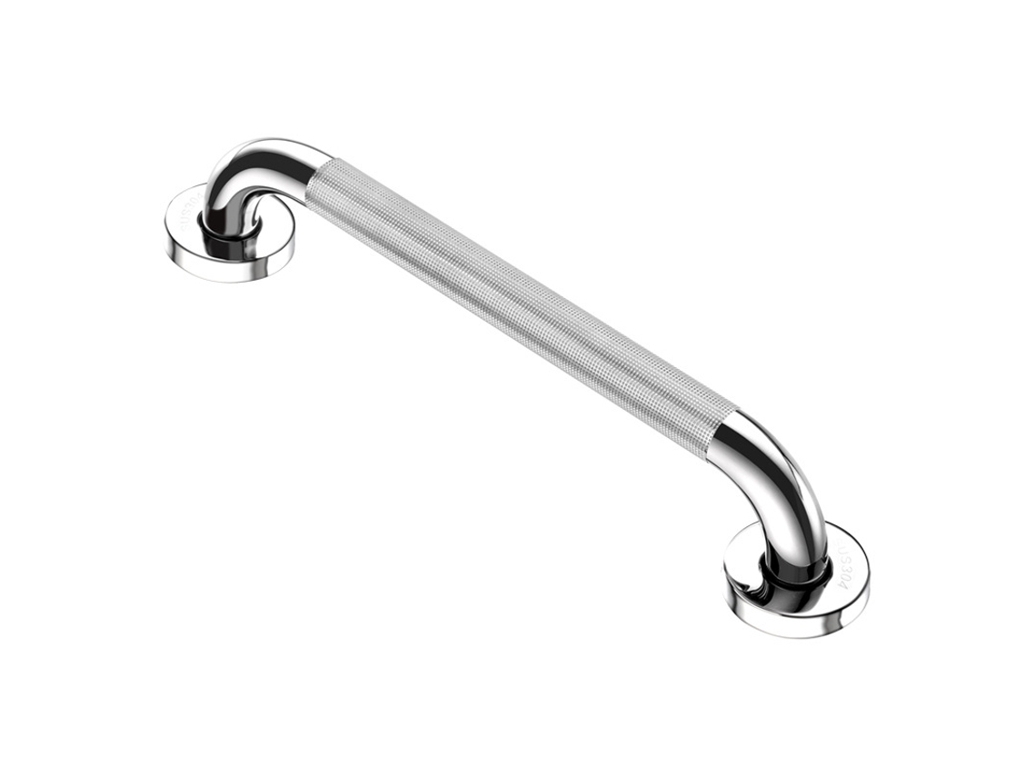 Soporte De Pared Para Baño - Barandillas Antideslizantes Dentadas - Acero Inoxidable 304 - Agarre Seguro - Asa - 30 Cm