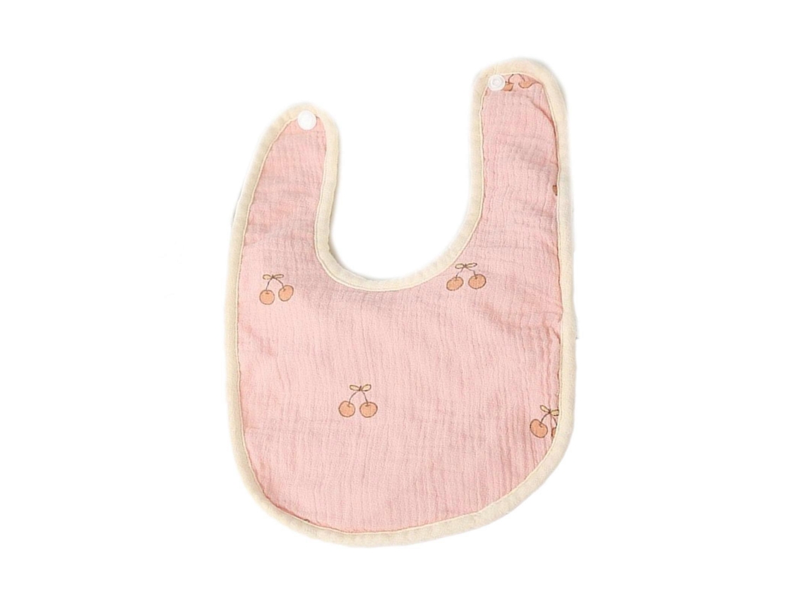 Baberos suaves para recién nacidos y niños pequeños, delantal con babero, baberos en forma de U, paño para eructar, baberos resistentes y absorbentes