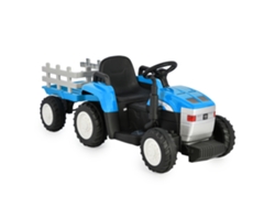 Tractor Dallas Blue Moni con remolque