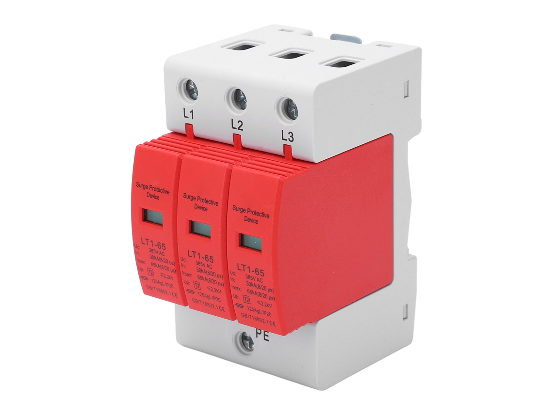 Veloriskku-3p 385v AC 30-65ka Dispositivo Protetor de Sobrecorrente para Proteção de Tensão Residencial